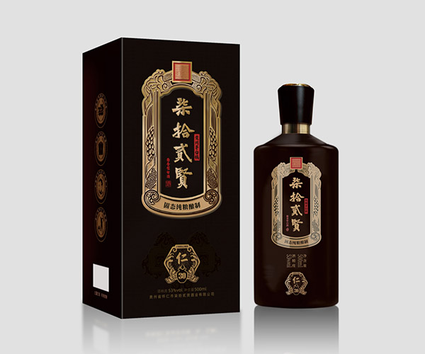 柒拾貳賢醬酒包裝